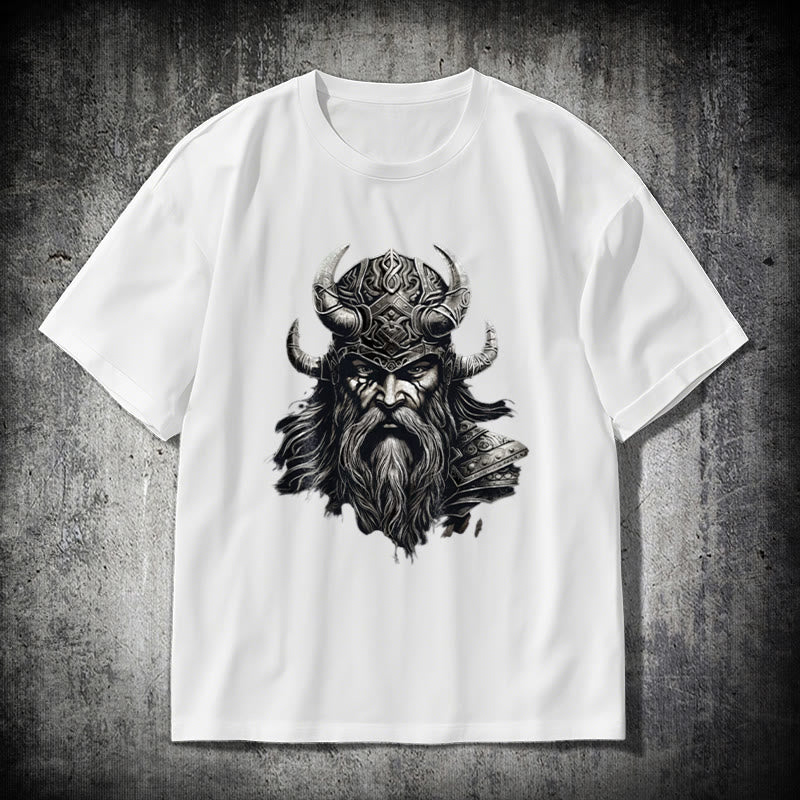 WorldNorse Odin König Wikinger Gott Krieger T-shirt - Weiß - 2XL - image 9