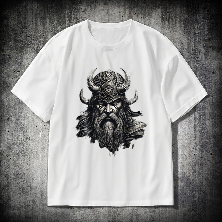 WorldNorse Odin König Wikinger Gott Krieger T-shirt - Weiß - 2XL - image 9