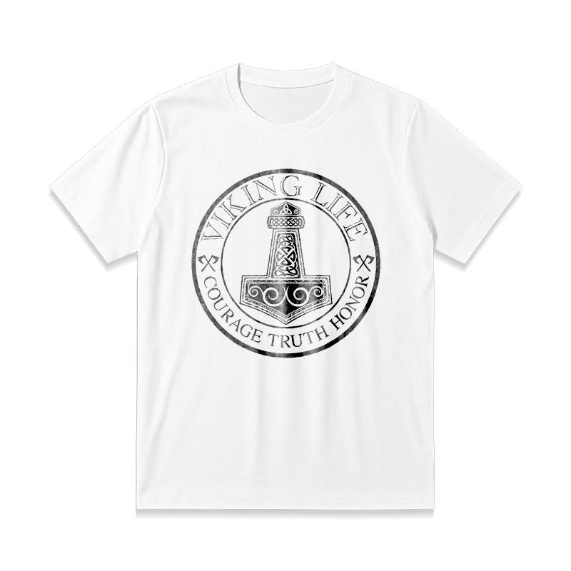 WorldNorse Viking Honor Thors Hammer T-Shirt - image 11