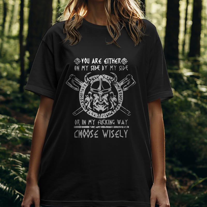 WorldNorse Vikings Rune Odin Symbol Axt T-shirt