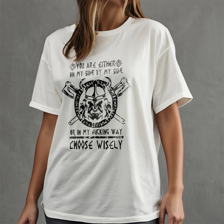 WorldNorse Vikings Rune Odin Symbol Axt T-shirt