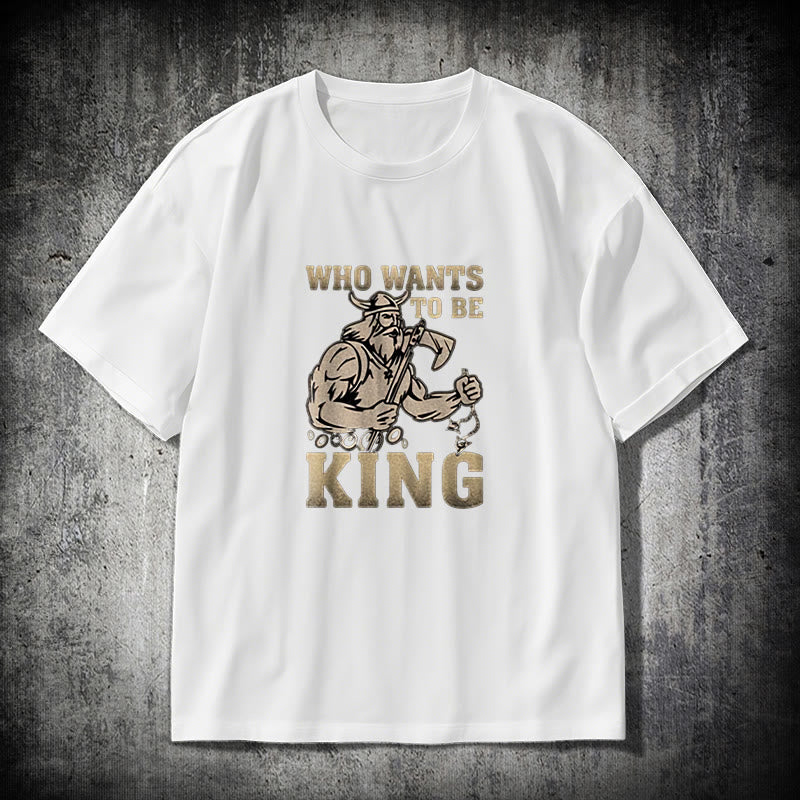 WorldNorse Wikinger König der Krieger T-Shirt - Weiß - 2XL - image 9
