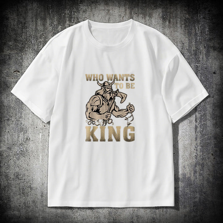WorldNorse Wikinger König der Krieger T-Shirt - Weiß - 2XL - image 9