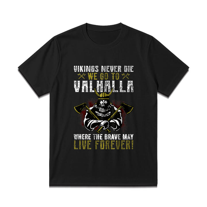 WorldNorse Never Die Valhalla T-Shirt - image 2