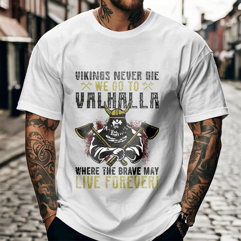WorldNorse Never Die Valhalla T-Shirt - image 14