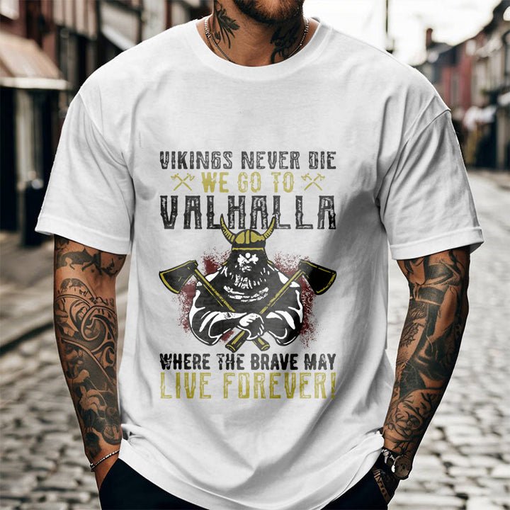 WorldNorse Never Die Valhalla T-Shirt - image 14