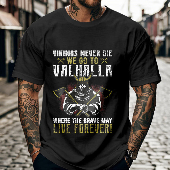 WorldNorse Never Die Valhalla T-Shirt - image 5