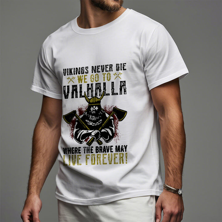 WorldNorse Never Die Valhalla T-Shirt - image 12