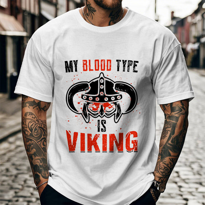 WorldNorse T-Shirt mit Aufschrift „Blooded In Battle Soul“