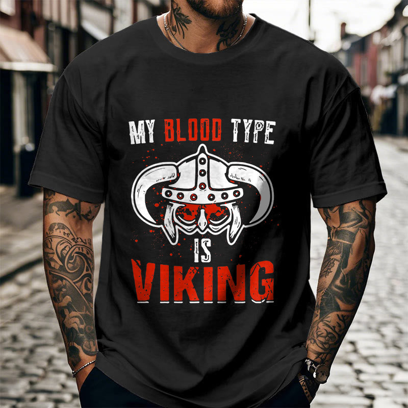 WorldNorse T-Shirt mit Aufschrift „Blooded In Battle Soul“