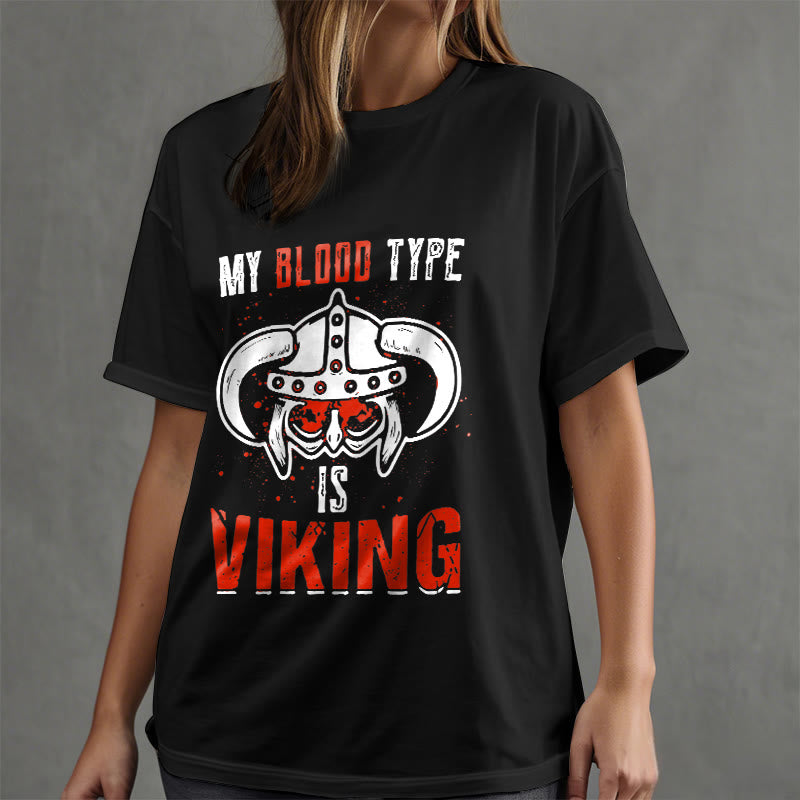 WorldNorse T-Shirt mit Aufschrift „Blooded In Battle Soul“