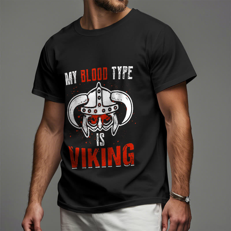 WorldNorse T-Shirt mit Aufschrift „Blooded In Battle Soul“