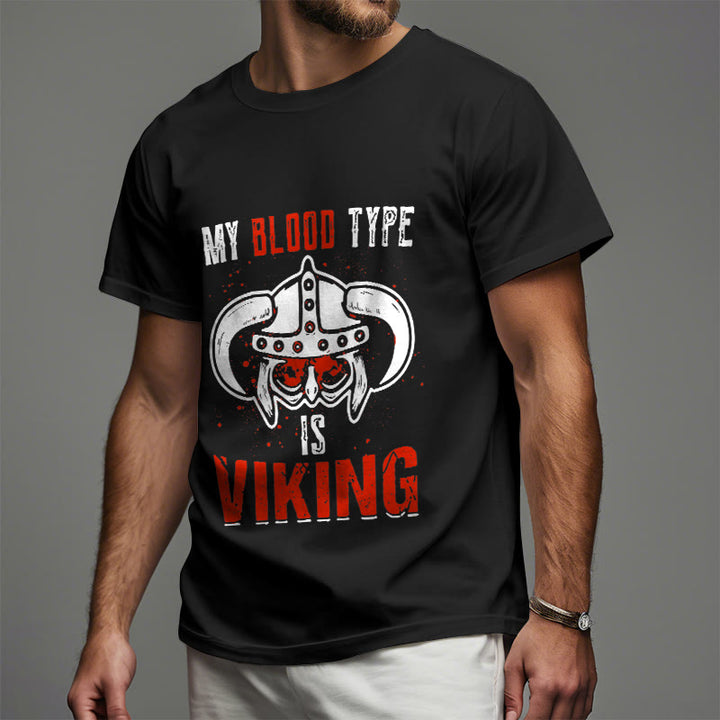WorldNorse T-Shirt mit Aufschrift „Blooded In Battle Soul“