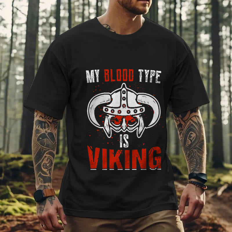 WorldNorse T-Shirt mit Aufschrift „Blooded In Battle Soul“
