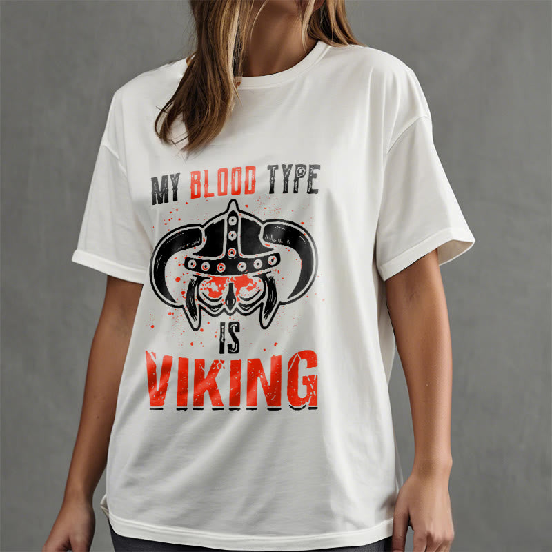 WorldNorse T-Shirt mit Aufschrift „Blooded In Battle Soul“