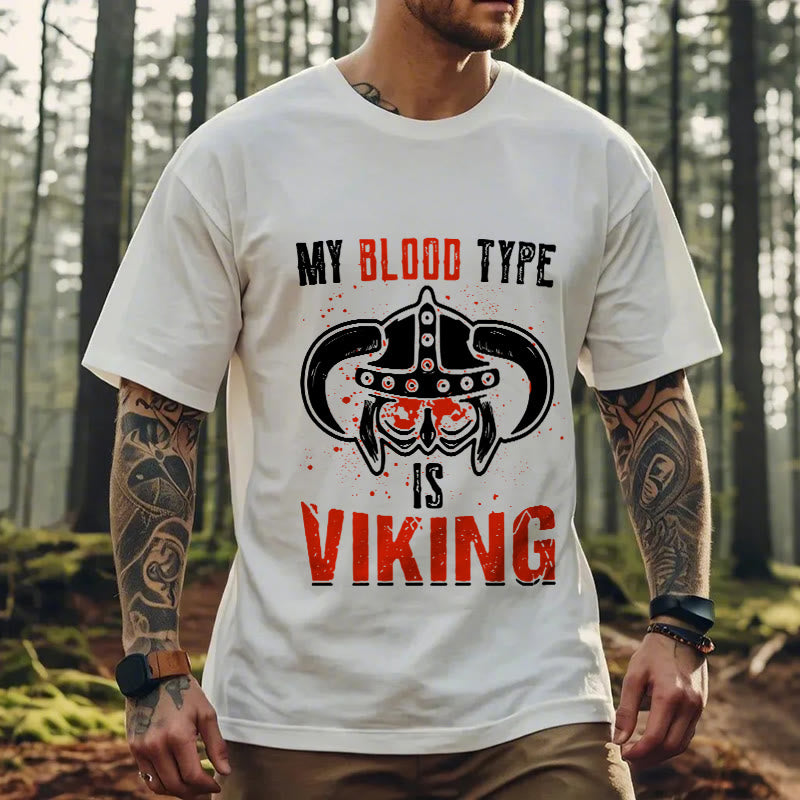 WorldNorse T-Shirt mit Aufschrift „Blooded In Battle Soul“