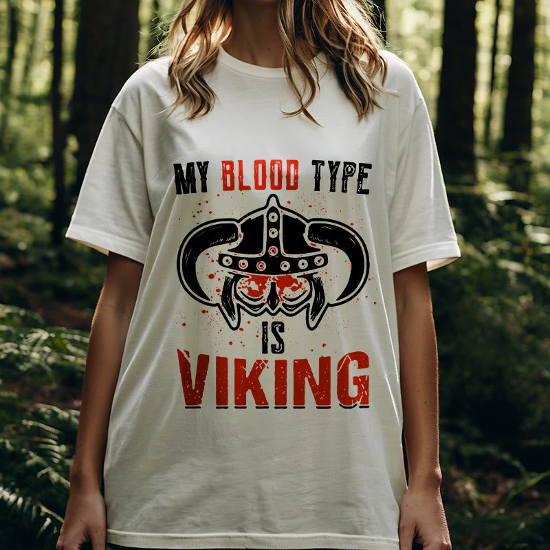 WorldNorse T-Shirt mit Aufschrift „Blooded In Battle Soul“