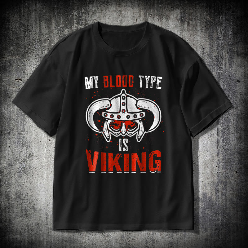 WorldNorse T-Shirt mit Aufschrift „Blooded In Battle Soul“ - Schwarz - 2XL - image 0