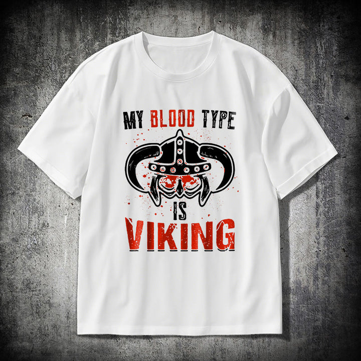 WorldNorse T-Shirt mit Aufschrift „Blooded In Battle Soul“