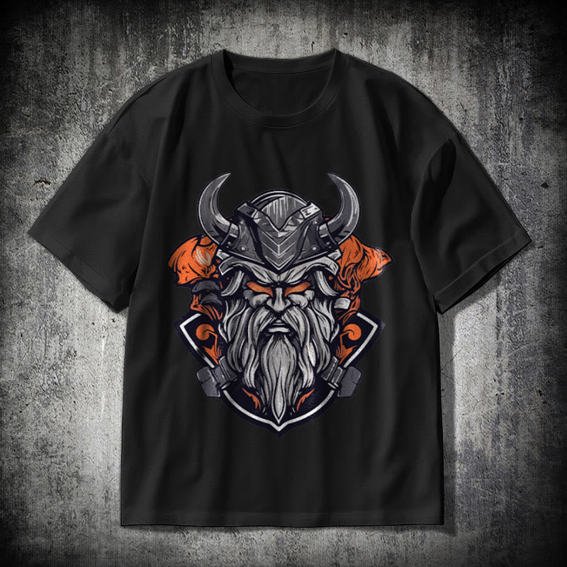 WorldNorse Der Helm des nordischen Gottes T-Shirt - Schwarz - 2XL - image 0