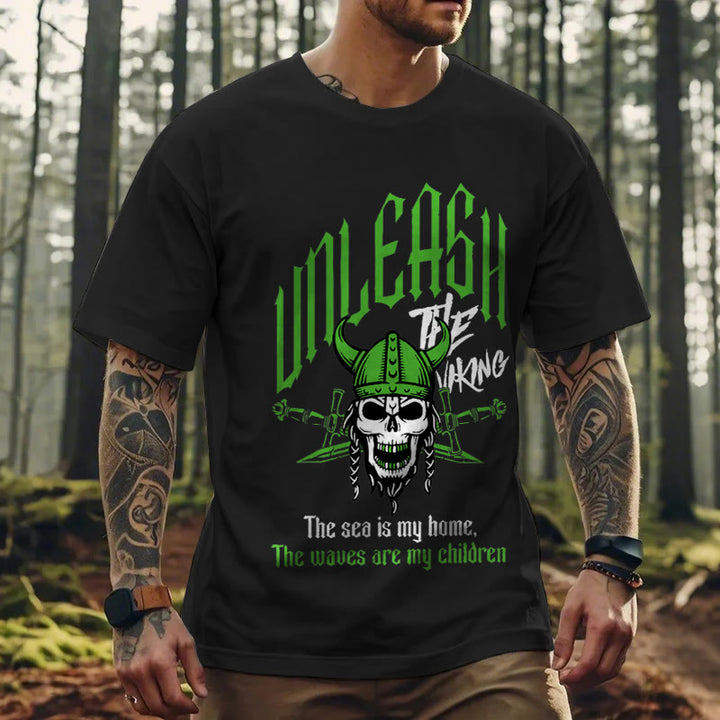 WorldNorse Totenkopf Krieger Turbulent T-Shirt