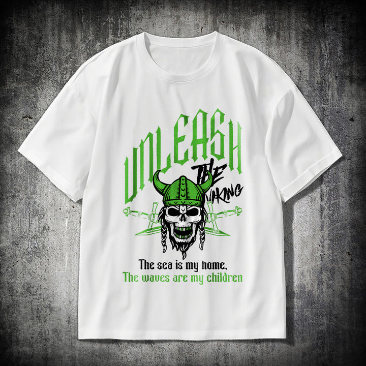 WorldNorse Totenkopf Krieger Turbulent T-Shirt - Weiß - 2XL - image 9