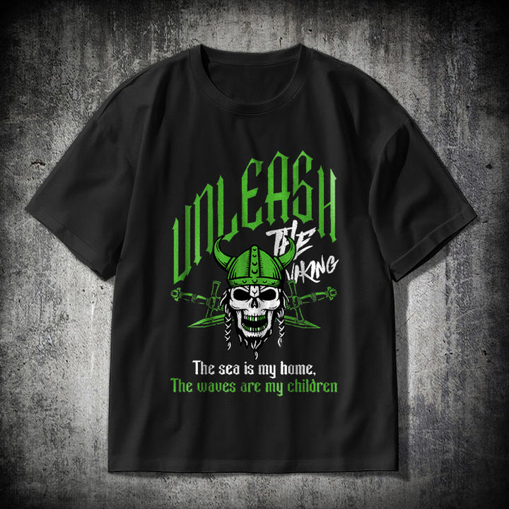 WorldNorse Totenkopf Krieger Turbulent T-Shirt - Schwarz - 2XL - image 0