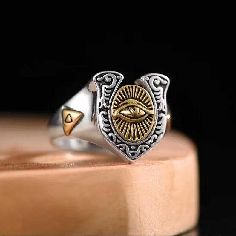 WeltNordischer Horusring mit dem Auge der Vorsehung