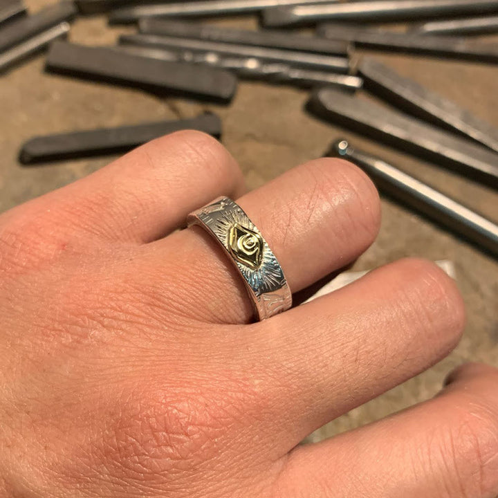WeltNordischer ägyptischer Horusauge-Ring