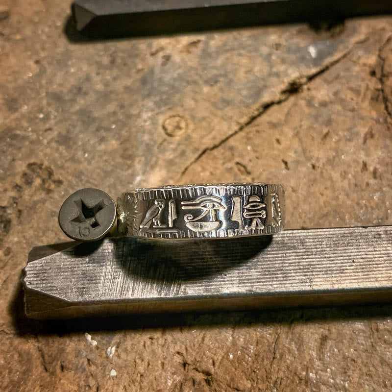 WeltNordischer ägyptischer Horusauge-Ring