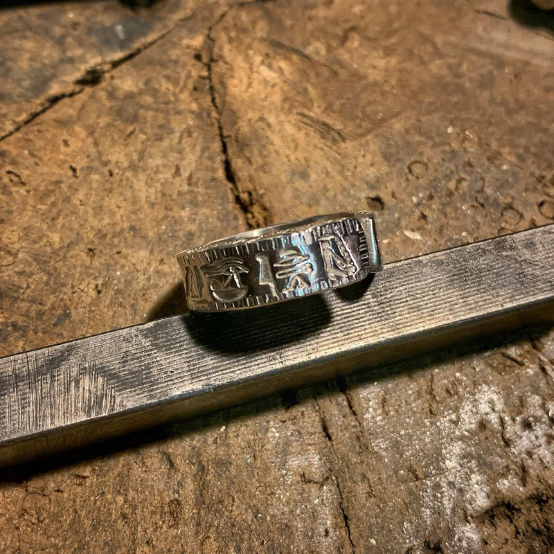 WeltNordischer ägyptischer Horusauge-Ring