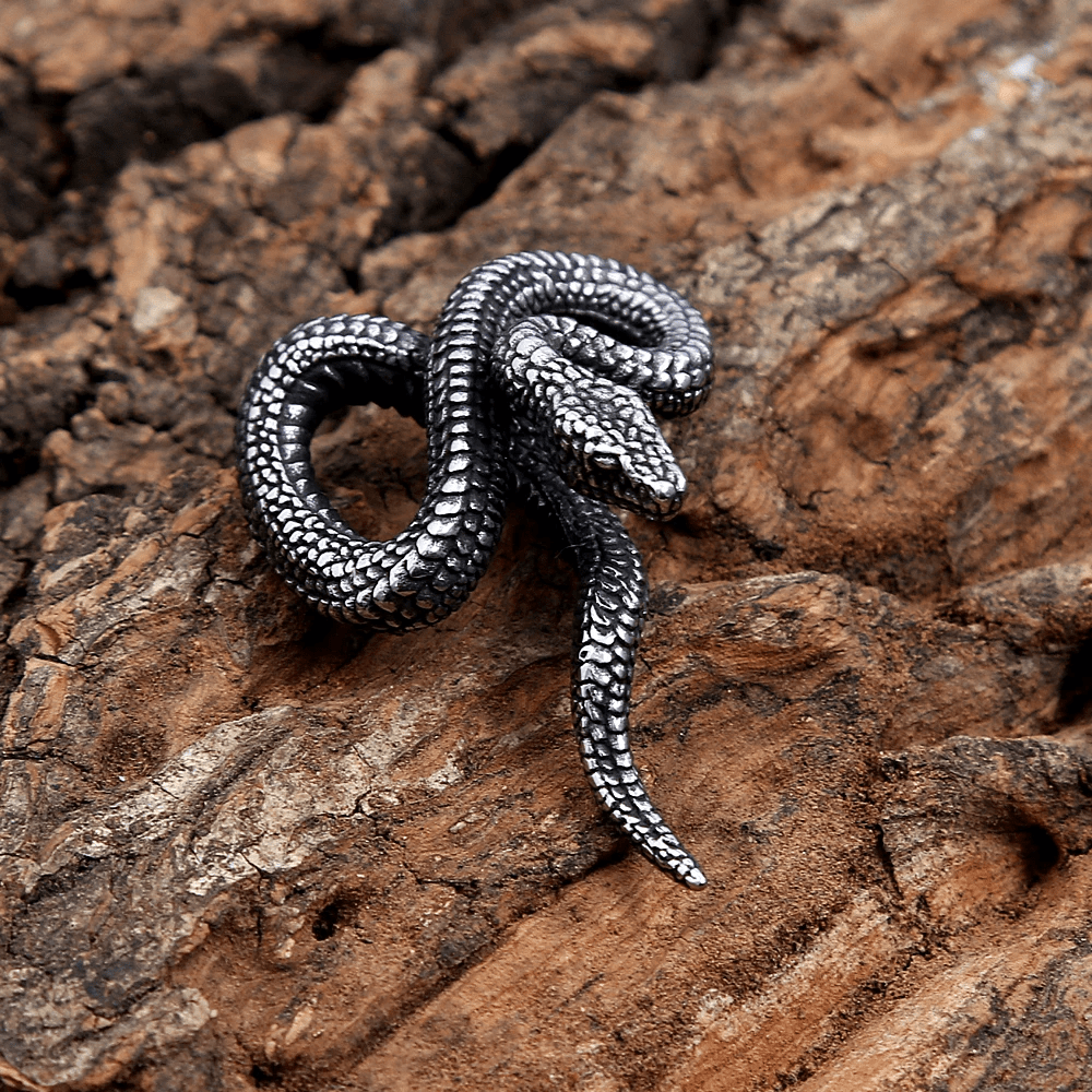 WorldNorse Gothic Python Schlangenförmige Halskette