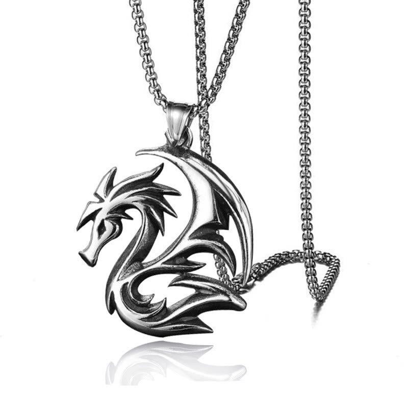 WorldNorse Halskette mit Nordischer Drache