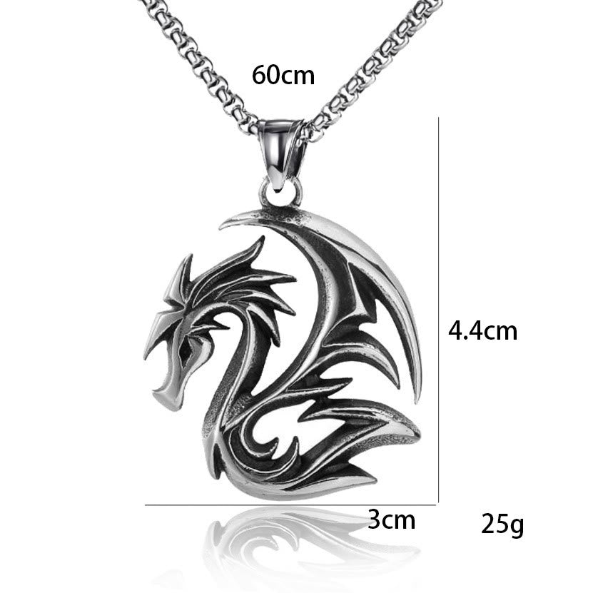 WorldNorse Halskette mit Nordischer Drache