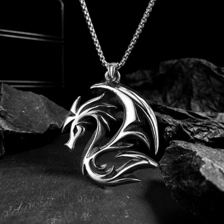 WorldNorse Halskette mit Nordischer Drache