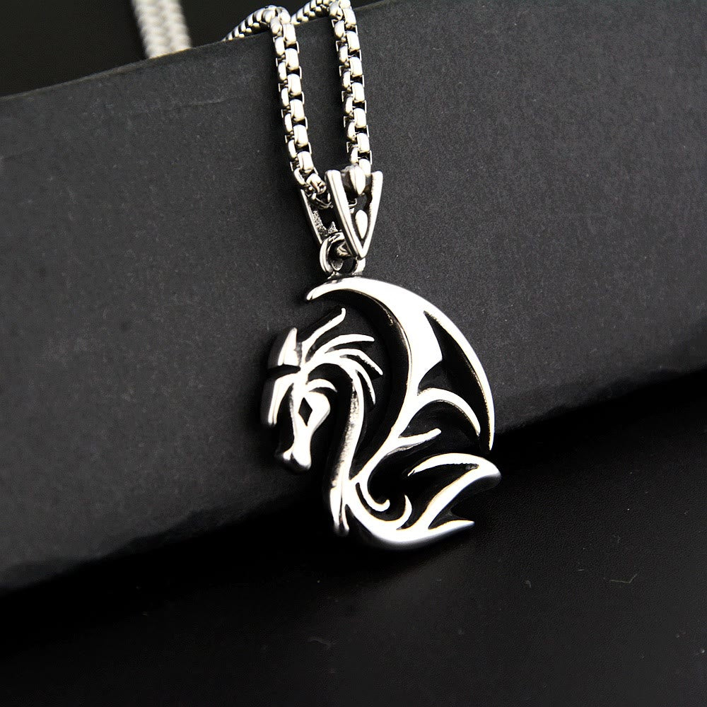 WorldNorse Halskette mit Nordischer Drache