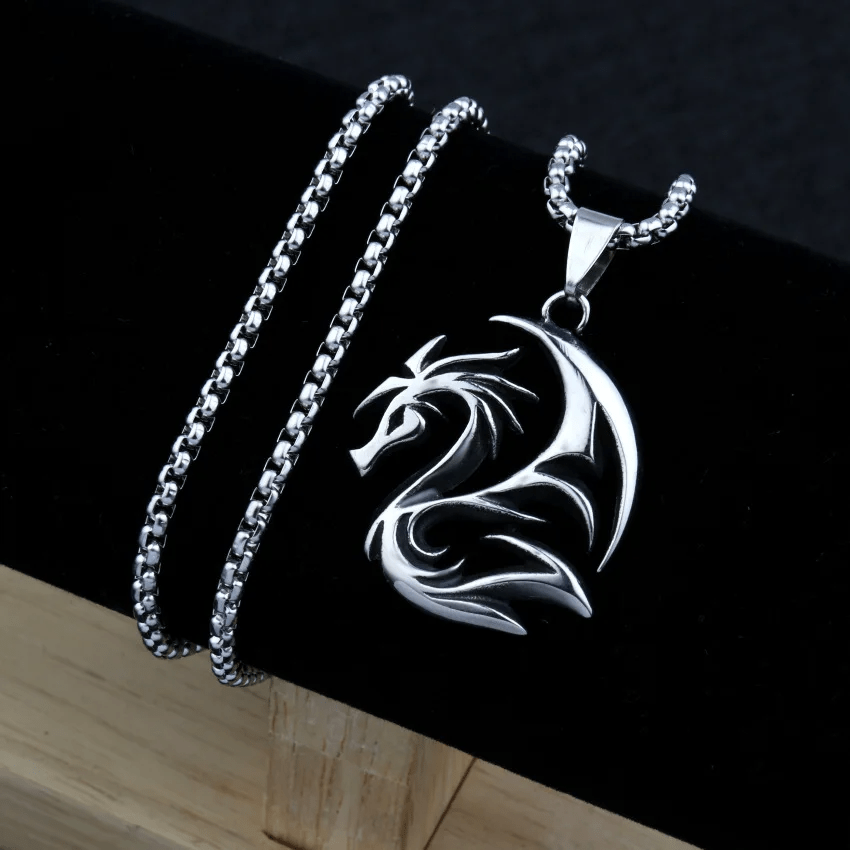 WorldNorse Halskette mit Nordischer Drache