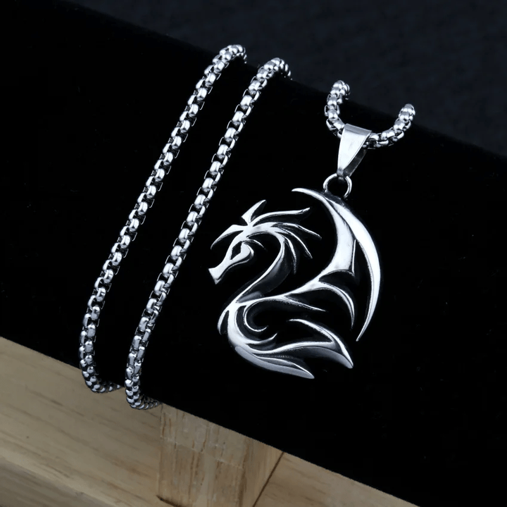 WorldNorse Halskette mit Nordischer Drache
