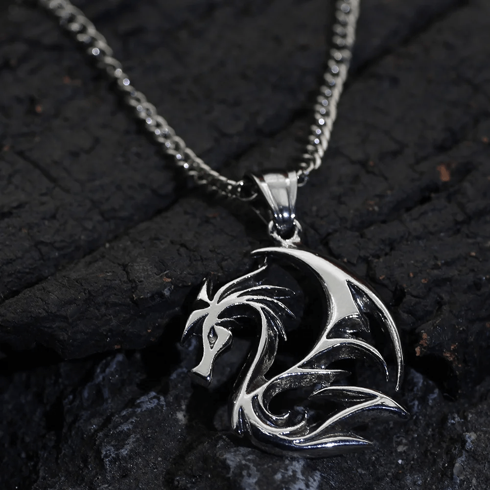 WorldNorse Halskette mit Nordischer Drache