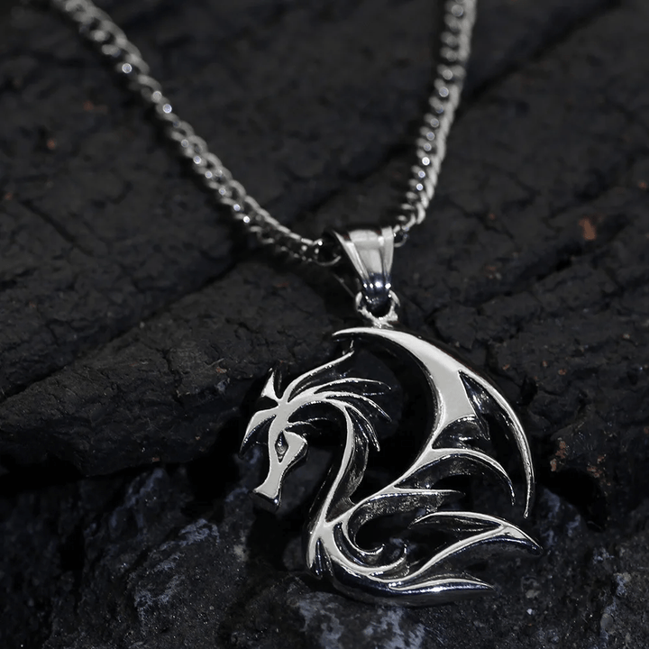 WorldNorse Halskette mit Nordischer Drache