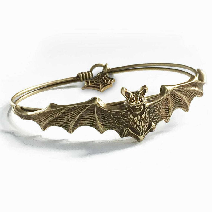 WorldNorse Fliegende Fledermaus Spinnennetz Armband