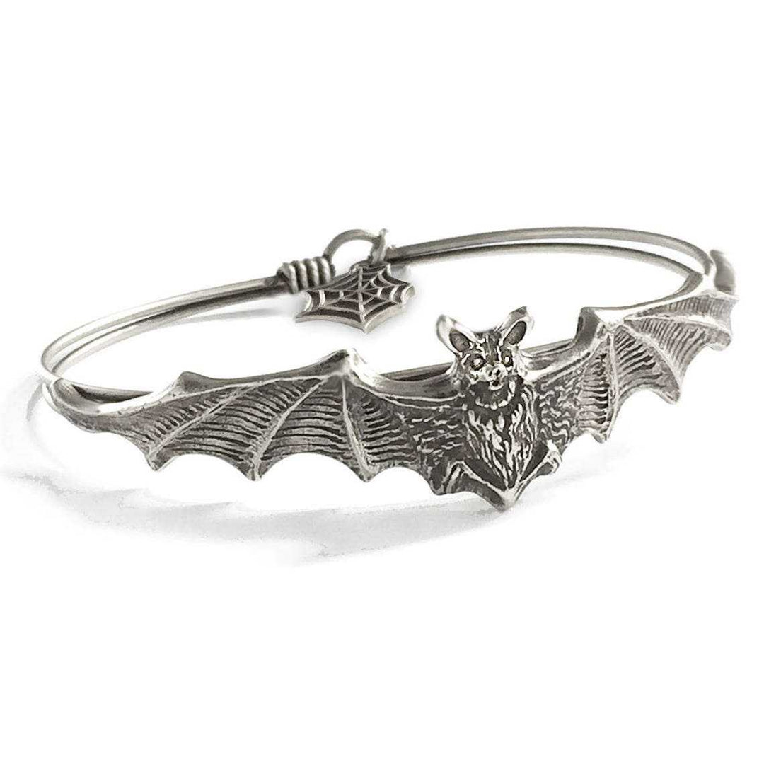 WorldNorse Fliegende Fledermaus Spinnennetz Armband