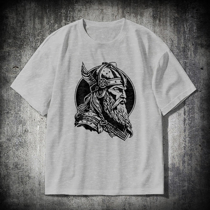 WorldNorse Wikinger Gottes Krieger T-Shirt - Grau - 2XL - image 18