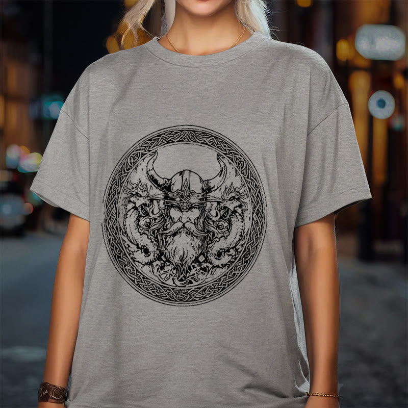 Odin T-Shirt mit Keltischer Knoten, nordisch, Gott des Nordens