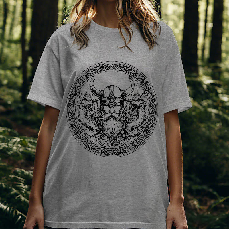 Odin T-Shirt mit Keltischer Knoten, nordisch, Gott des Nordens
