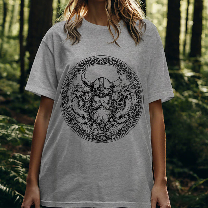 Odin T-Shirt mit Keltischer Knoten, nordisch, Gott des Nordens