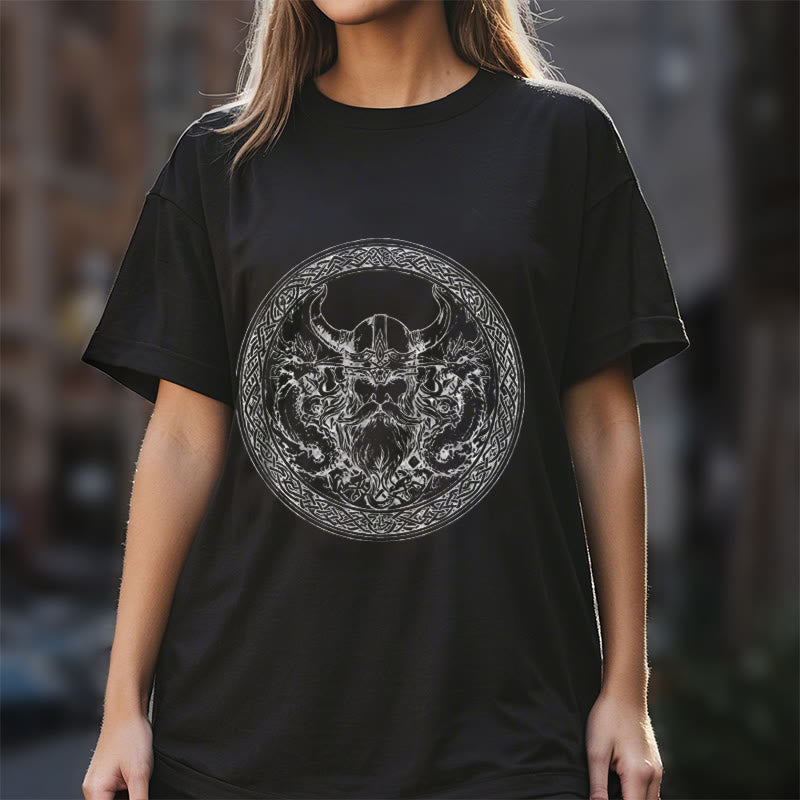 Odin T-Shirt mit Keltischer Knoten, nordisch, Gott des Nordens