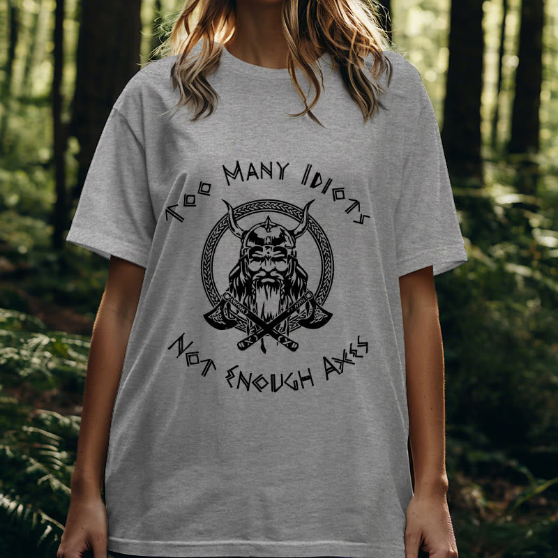 WorldNorse Viking Rune mit Krieger Axt T-shirt