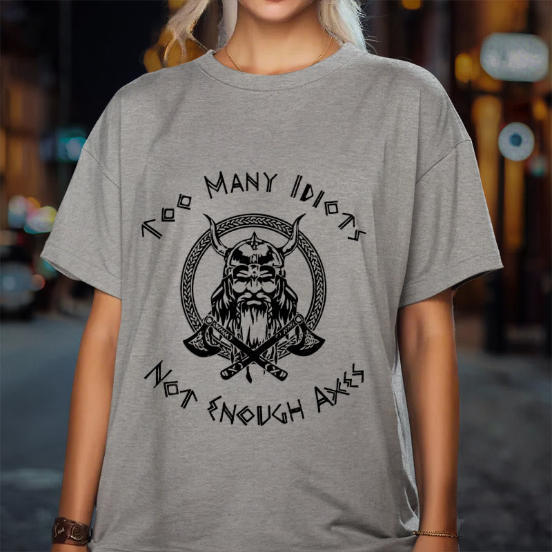 WorldNorse Viking Rune mit Krieger Axt T-shirt