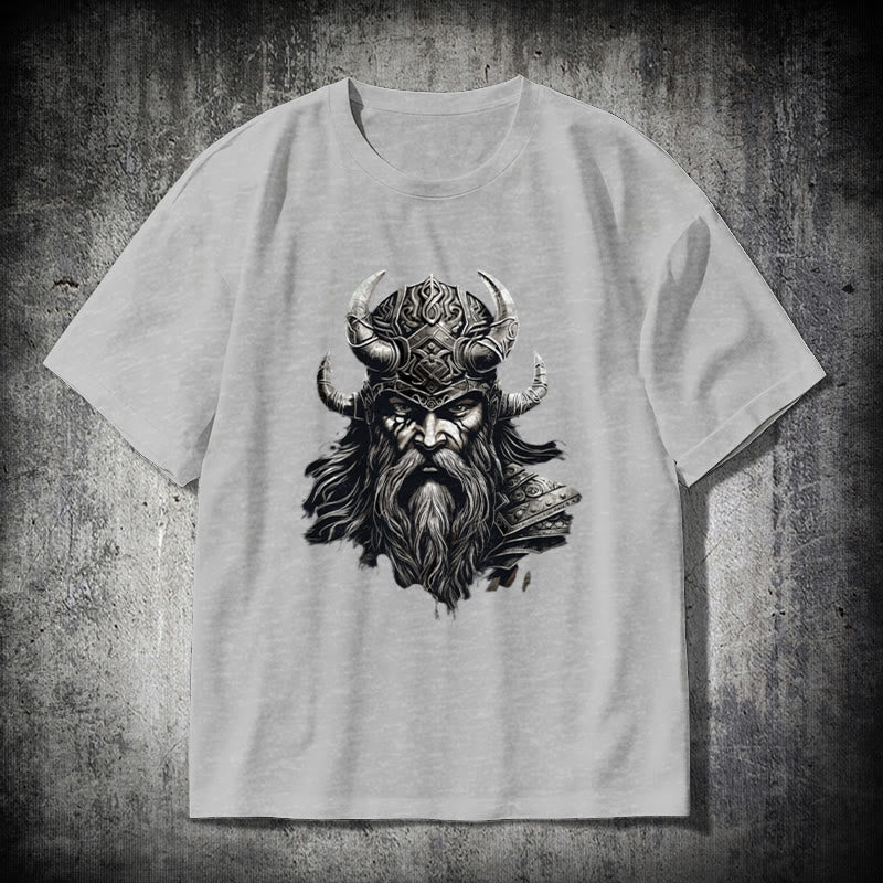WorldNorse Odin König Wikinger Gott Krieger T-shirt - Grau - 2XL - image 18